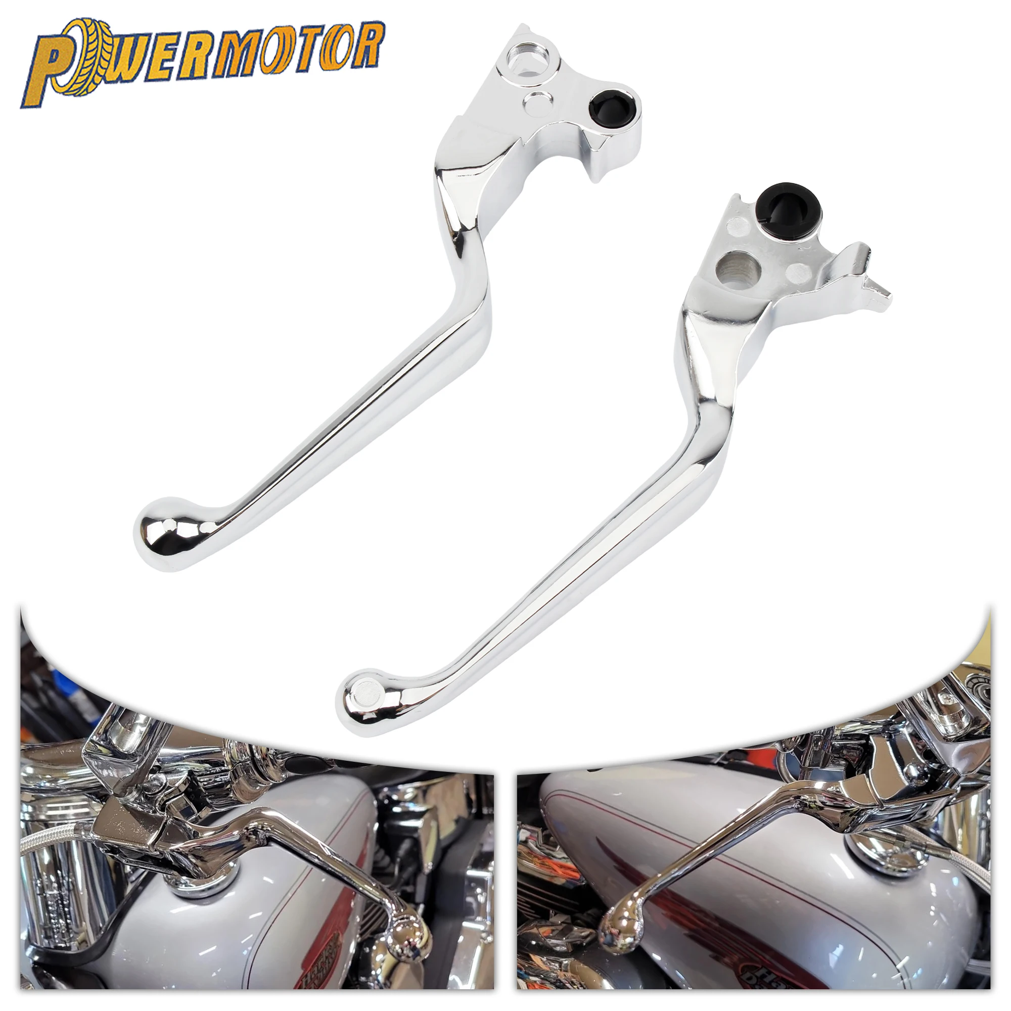 

For Harley Motorcycle Clutch Brake Levers 2Pcs Sportster XL883 1200 Softail Dyna Street Bob Road King Modification Accessories