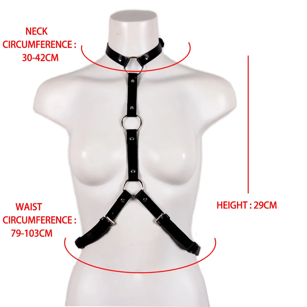 BDSM Sexy Waist Harness Belt Punk Gothic Body Harness Bondage Handcuffs Women\'s Sexy Lingerie Underwear Accessories Foot Fetish