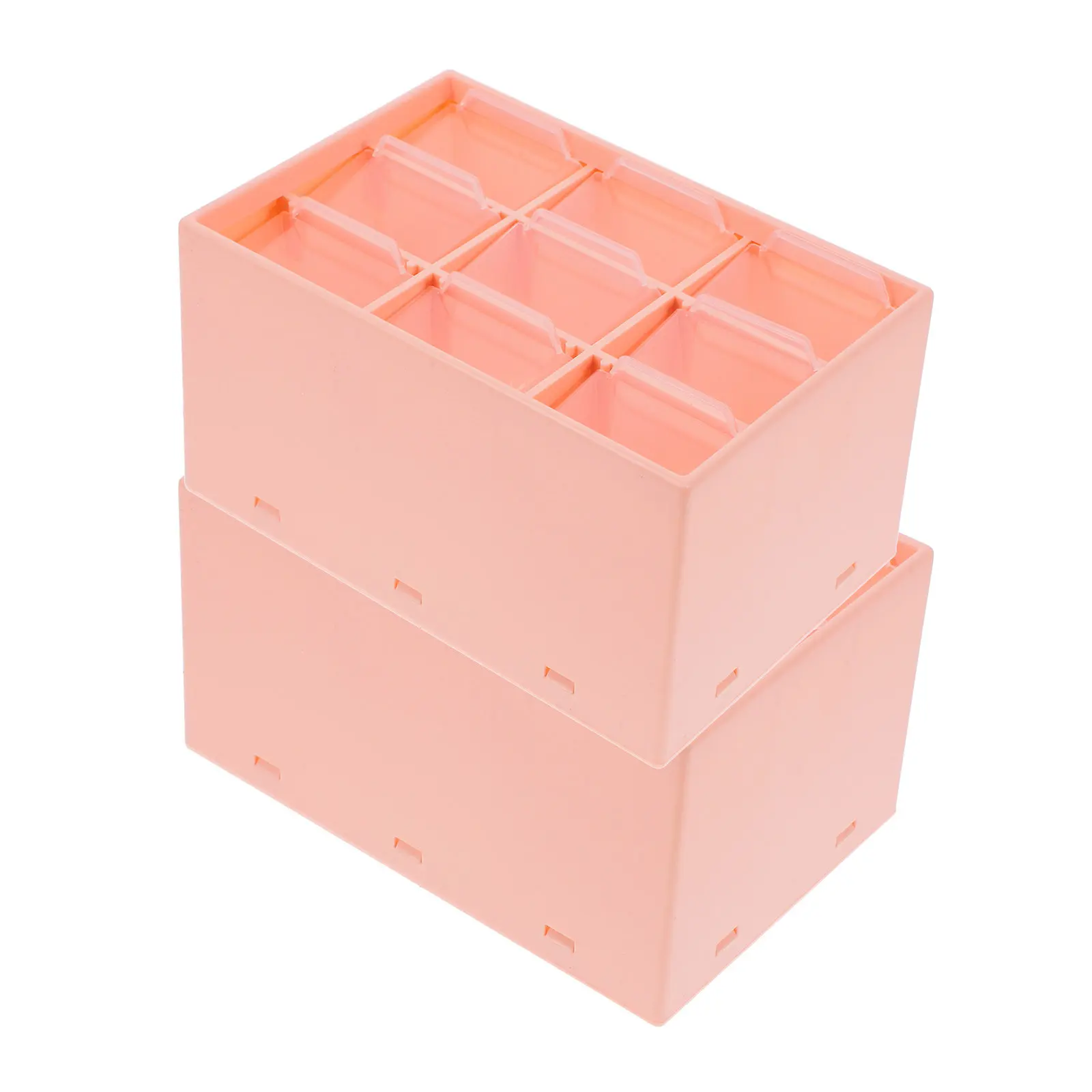 

Набор из 2-х настольных органайзеров-ящиков: многоуровневые, компактные, для хранения мелочей в офисе и дома