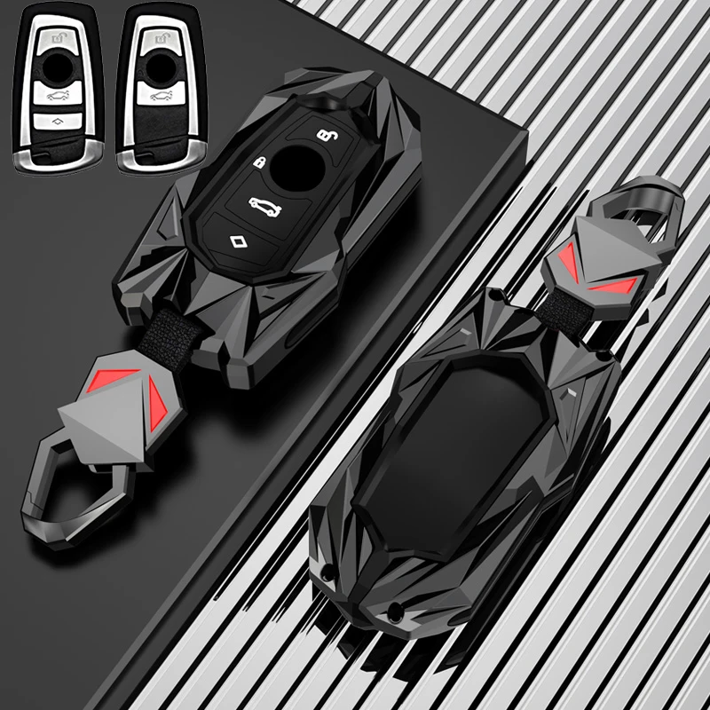 

Zinc Alloy Car Key Case Cover For BMW X1 X3 X5 X6 X7 F30 F34 F10 F20 G20 G30 G01 G02 G05 F15 F16 1 2 3 5 7 Series G11 G32