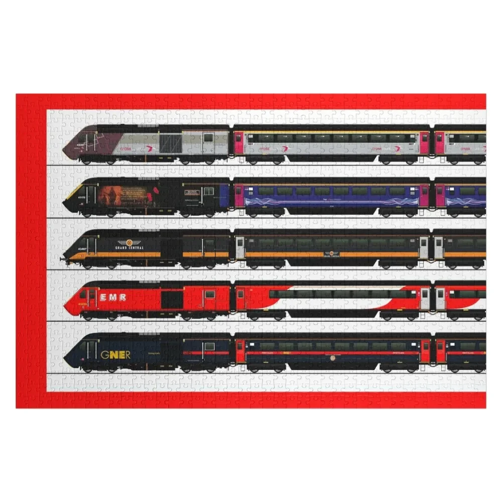 HST TRAIN COLLECTION Jigsaw Puzzle pour enfants, jeu de photo personnalisé