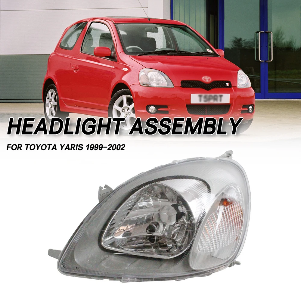 

Left/Right Side Front Bumper Head Light Headlamp Driving Headlight Turn Signal Light For Toyota Yaris 1999 2000 2001 2002