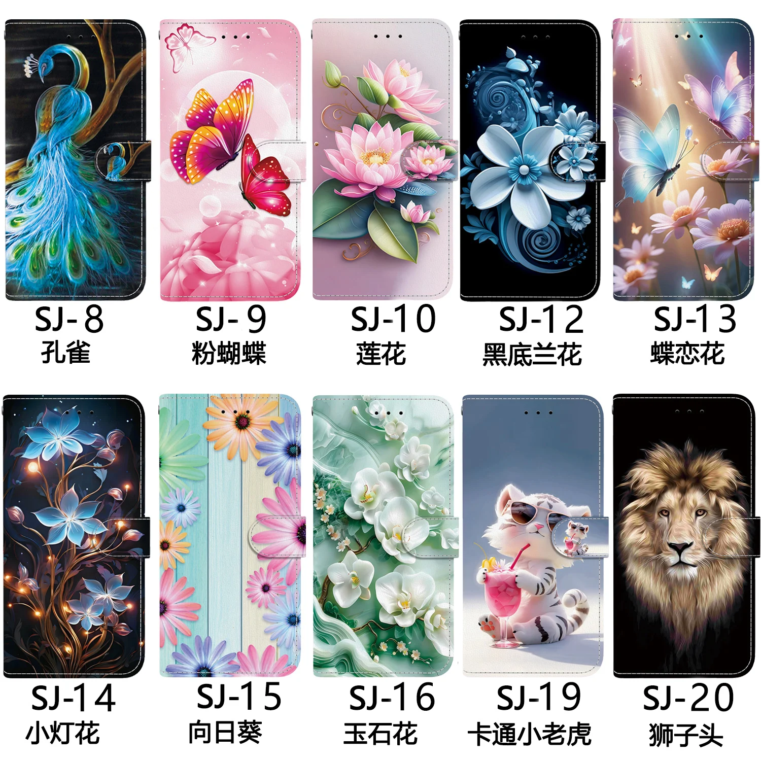 Stand Flip Wallet Case für iPhone 11 12 13 14 15 16 17 Pro Max XR 14 15 16 Plus 16e 17 Air Leder Schutzhülle – Detail 1