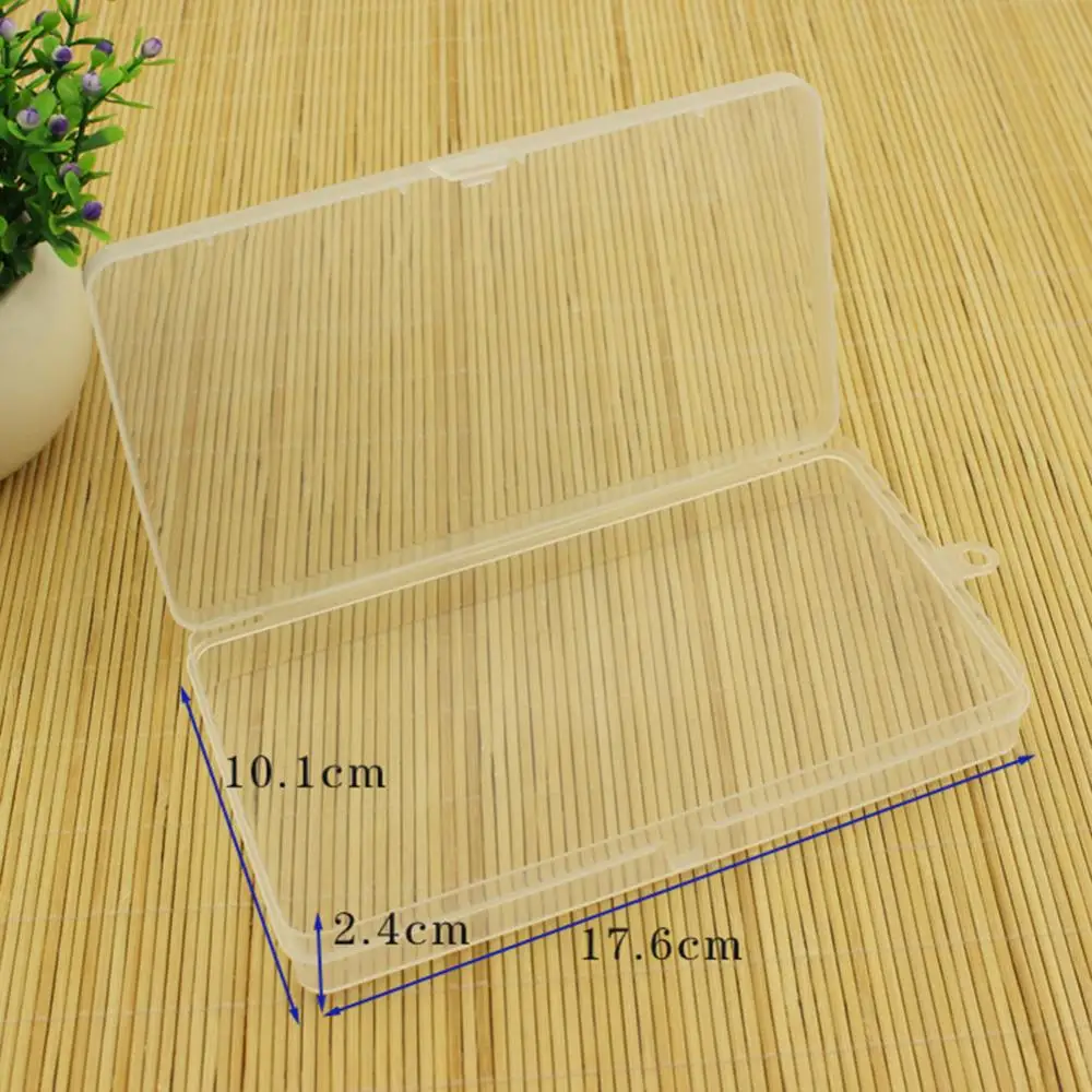 Plastic Clear Parts Box Pill Cosmetic Nail Jewelry Beads Case Storage Container For Trifles Tools toy Display Box Screw Beads