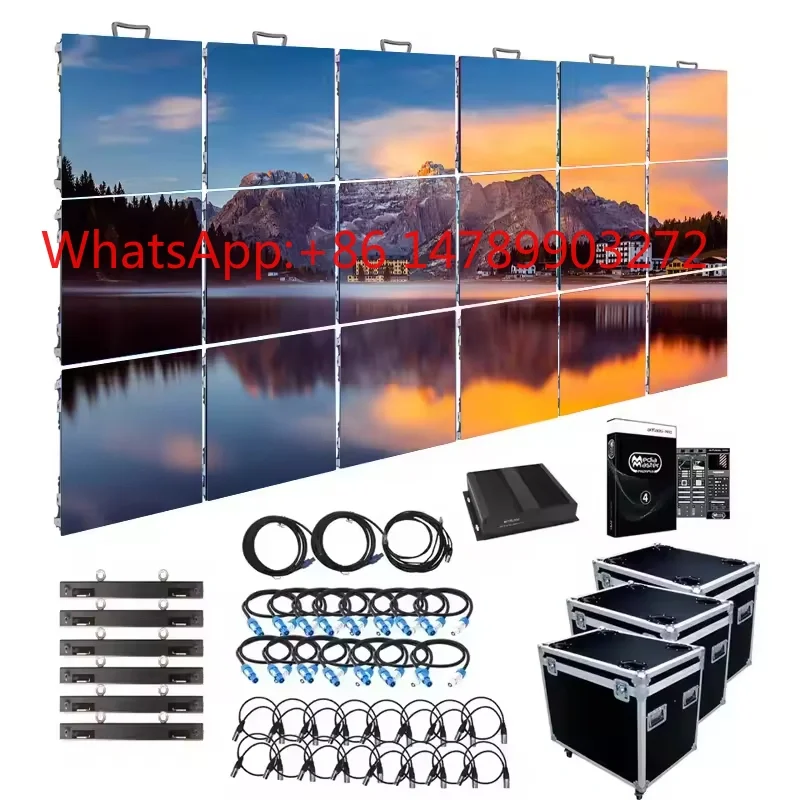 

Super Good Quality HD P2.5‑P3.9 LED Screen Energy Saving High Brightness Board Novastar Control for Music Stage Events