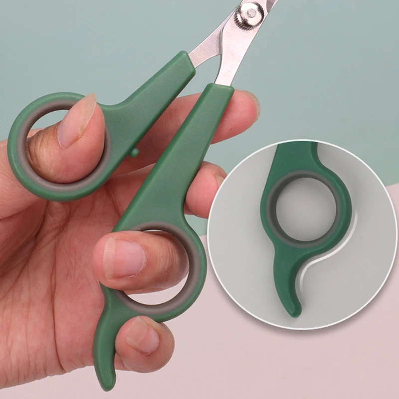 Stainless Steel Grooming Scissors Professional Dog Hair Scissors Round Tip Durable Safe Shearing Grooming Tool for Dog Cat