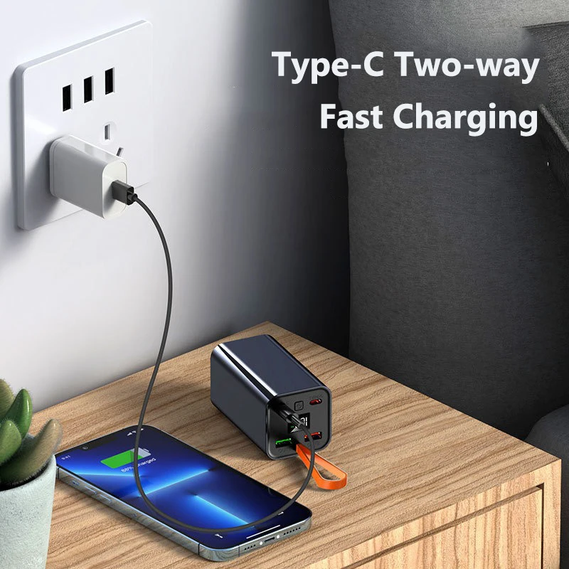 باور بانك 22.5 وات 20000 مللي أمبير من النوع C PD شحن سريع شاحن بطارية خارجي محمول باور بانك لهاتف آيفون 17 16 وسامسونج وشاومي بوكو #5