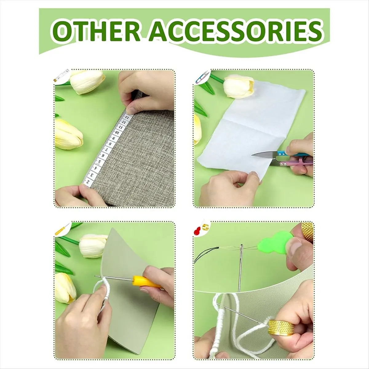 HITL Seam Rippers for Sewing - 2 Big and 2 Small- Remover Tools, Thread Ripper, Embroidery Removal Tool