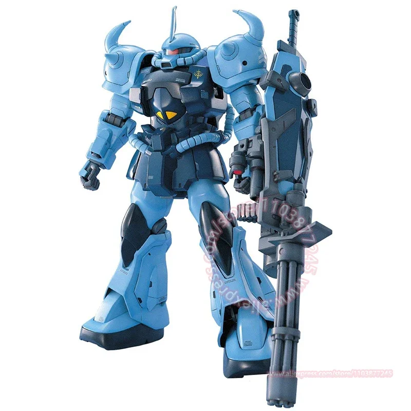 BANDAI MG 1/100 MS-07 B3 Gouf Custom Action Figures Children's Toys Animation Peripheral Ornaments Decoration Assembly Model