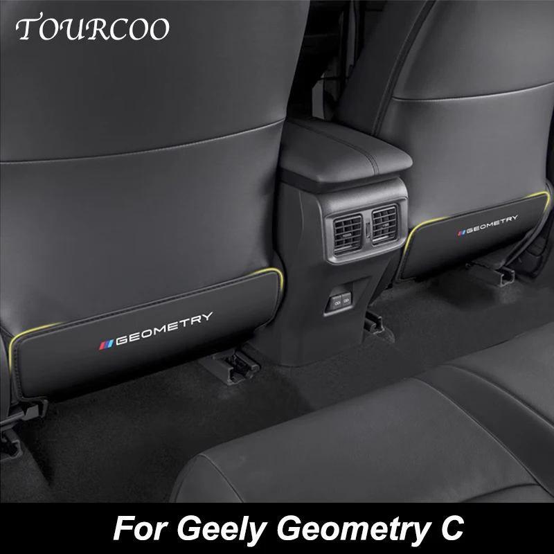 

For Geely Geometry C 2021 2022 Rear Seat Anti-Kick Pad Cover Car Styling Anti-dirty Mat Interior Accessories