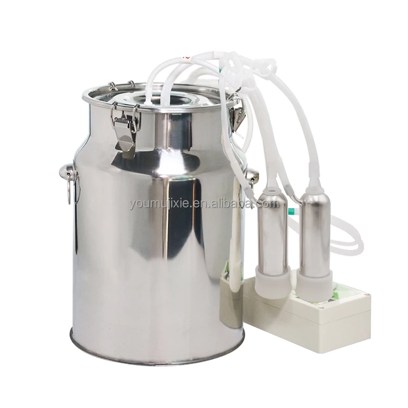 Sheep Goat Portable 10L Milking Machine With Pulse For Sale Automatic Rechargeable Goat Milking Machine