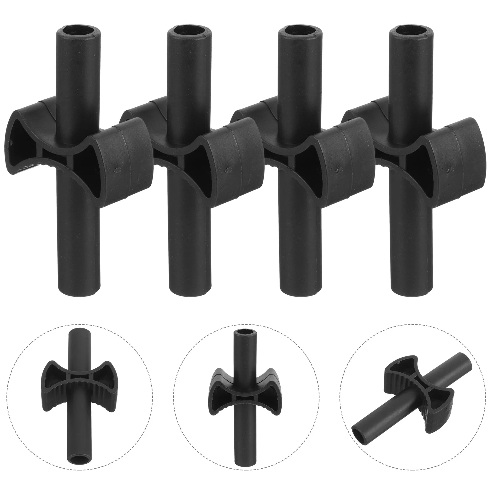 12 Pcs Jumping Trampoline Accessories Enclosure Pole Washers Small Supplies Cross Shaped Spacers Abs Gap Child