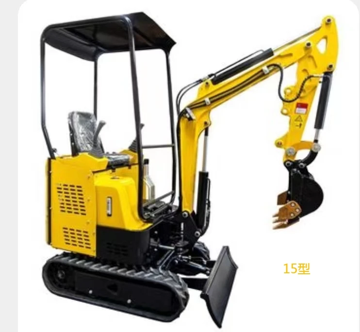 1.5 tons 1 ton small excavator/bucket capacity 0.025M3 bulldozer earthwork machinery