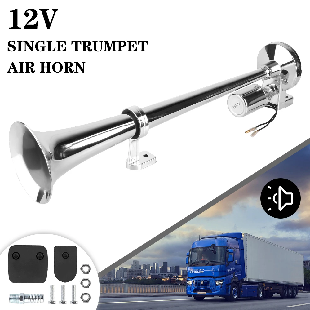 

Водонепроницаемый супер громкий автомобильный звуковой сигнал с проводами и реле для лодки, грузовика, внедорожника, автотрубы, автозапчасти, корабля, автомобильный воздушный звуковой сигнал 12V24V