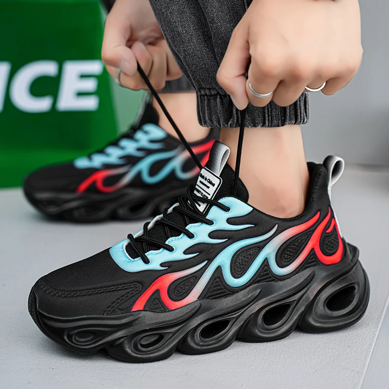 

Outdoor Men's Running Shoes High Quality Breathable Casual Sneakers Non-slip Athletic Fitness Training Footwear Men Sport Shoes