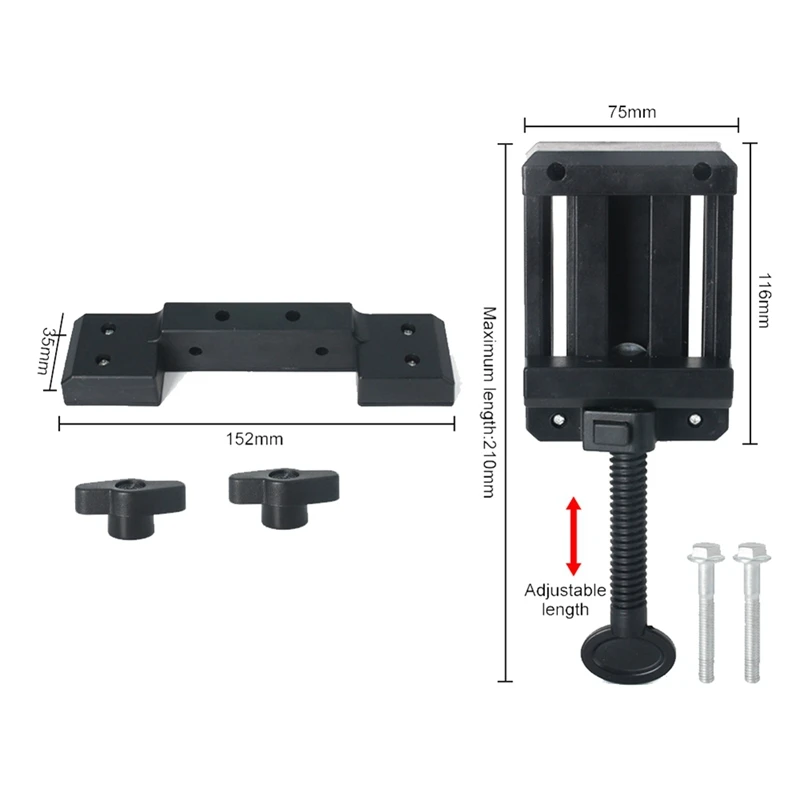 ABRE-Cabinet Door Mounting Jig Cabinets Frame Clamp Household  Door ABS Plastic Mounting Support Woodworking Tools