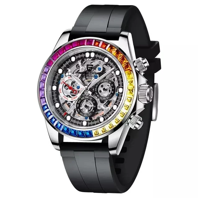 

PAGANI DESIGN 1653 Funky Top Rating Newest Trend Design Ready Stock Waterproof Best Price Men Quartz Watch Stainless Steel Band