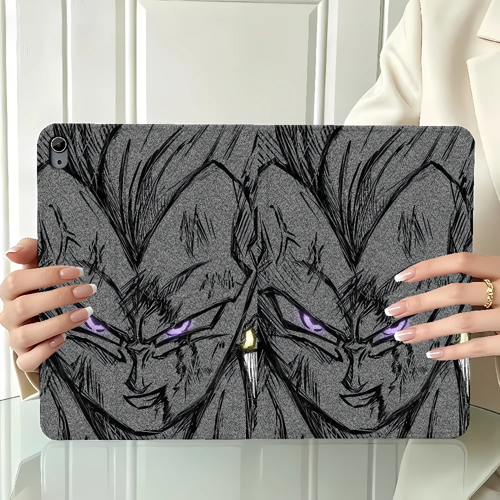 Case for Apple iPad Air 11 13 M4 M3 M2 A16 2026 10th 7/8/9th Pro11 13 With Pencil Holder Air 4/5/6th V-Vegetas G-Goku Comics