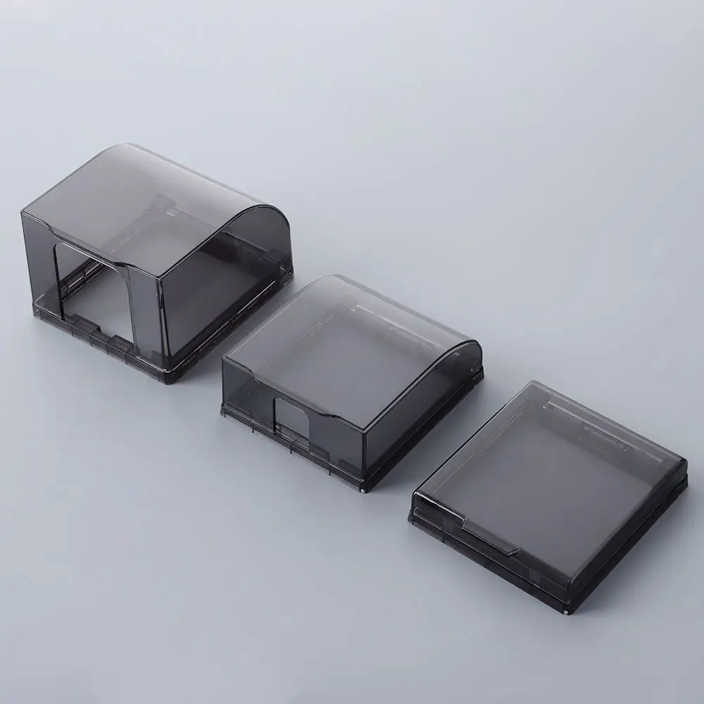 1 pcs 86 Type Self-Adhesive Wall Socket Waterproof Box Electric Plug Cover Wall Switch Protection Cover Socket Splash-Proof Box