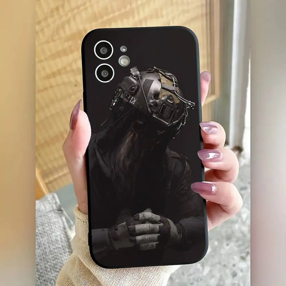 1 قطعة C-COD نداء D-Duty Ghost جراب هاتف سيليكون لينة آيفون 17 الهواء 16 15 14 13 12 11 زائد برو ماكس زائد #6