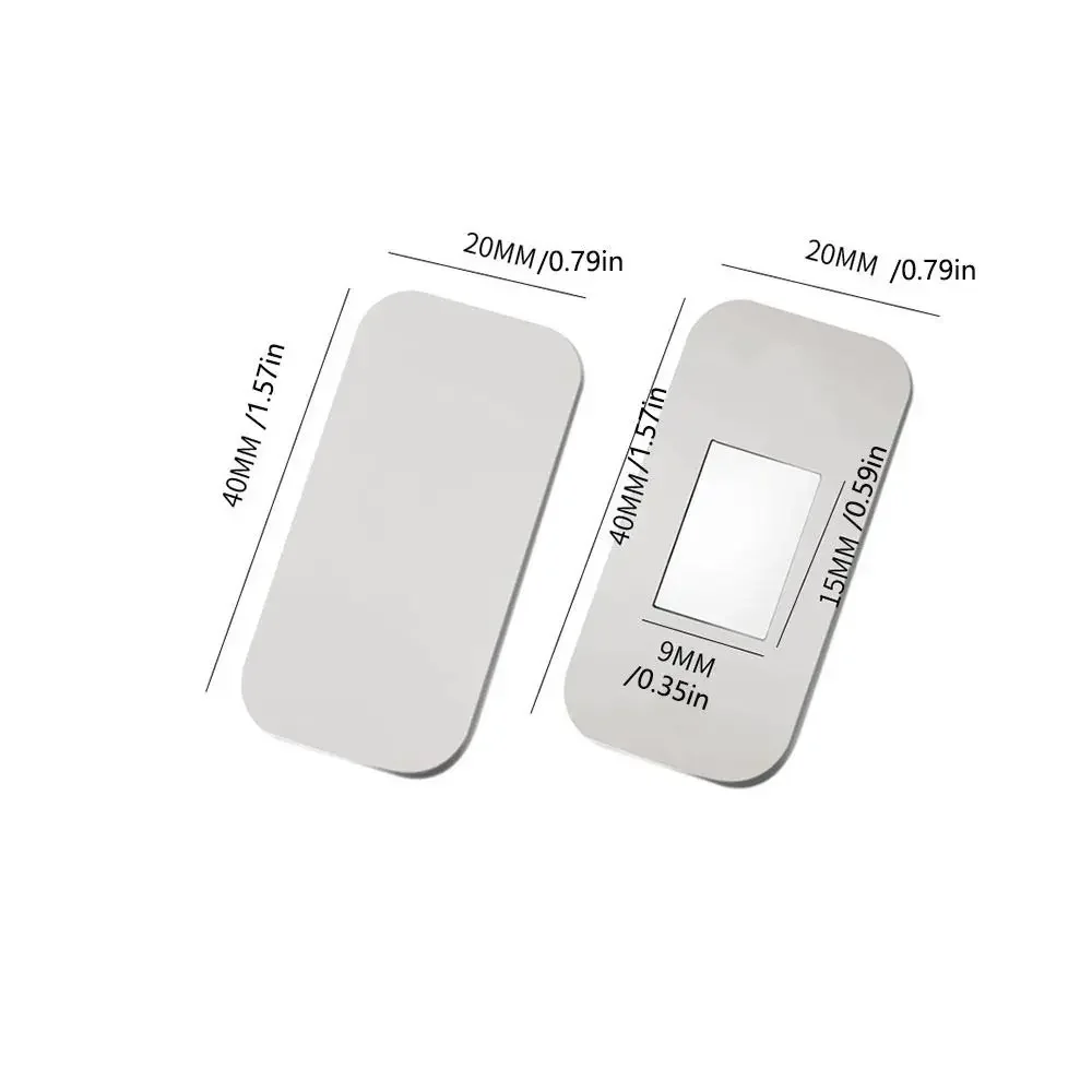 6 قطعة/المجموعة باب مغناطيسي قوي أقرب تصميم غير مرئي لكمة خالية خزانة الصيد رقيقة جدا ذاتية اللصق الباب جذب التصحيح