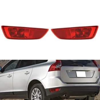 Rear Bumper Reflector Lights For Volvo XC60 2008 2009 2010 2011 2012 2013 30763323 30763322 Stop Brake Fog Lamp Car Accessories