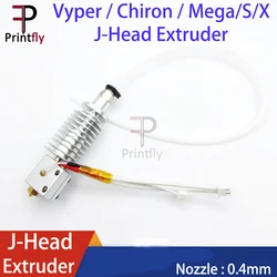 Anycubic Vyper Mega/S/X Chiron Hotend 40W Extruder Heat Block 3D Printer Parts 0.4mm Hot End Extrusion Kit