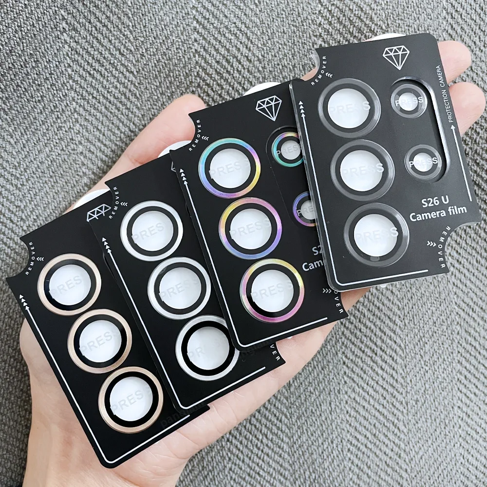 Gold Camera Metal Protector Lens Ring Glass Case For Samsung Galaxy S26 Ultra S26Plus Camera Lens Screen Cover Lens Removal Tool