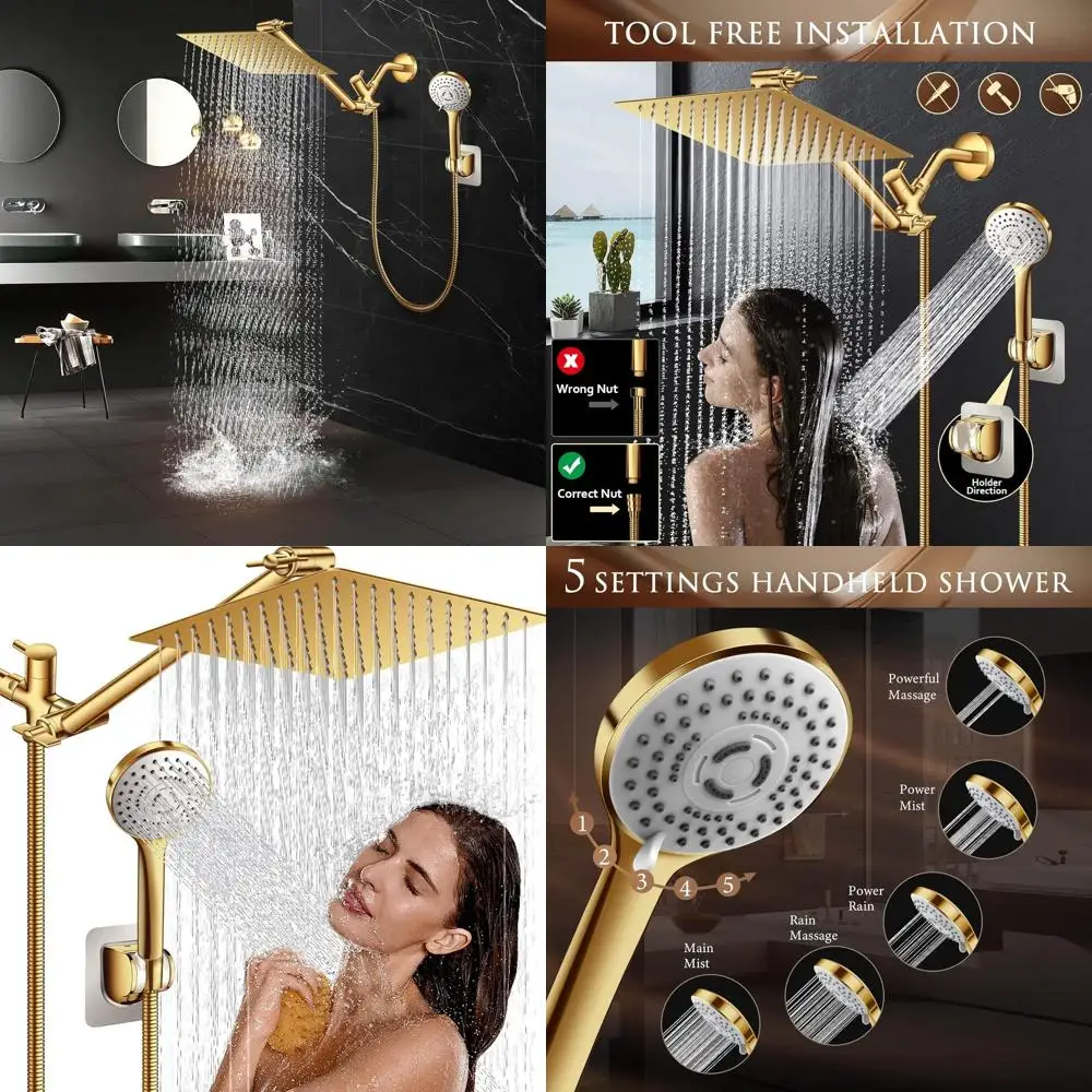 

Комбинированный выдвижной душ Gold 11 с 5 режимами распыления и 60 шлангом