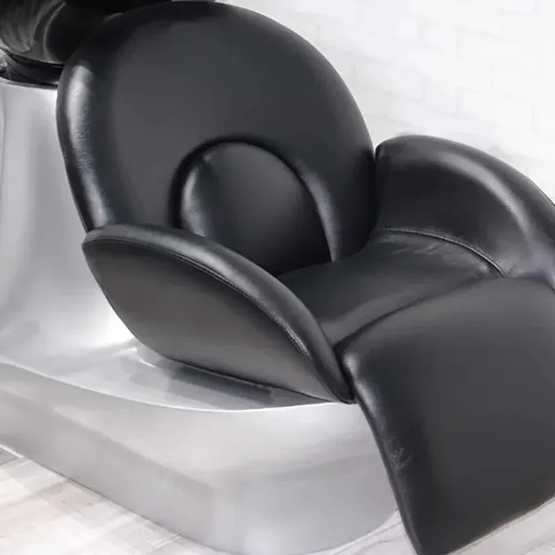 سرير شامبو محمول فريد من نوعه لعام 2025، كرسي شامبو لصالون الشعر على الطراز الشمالي، كرسي حلاقة مريح #3