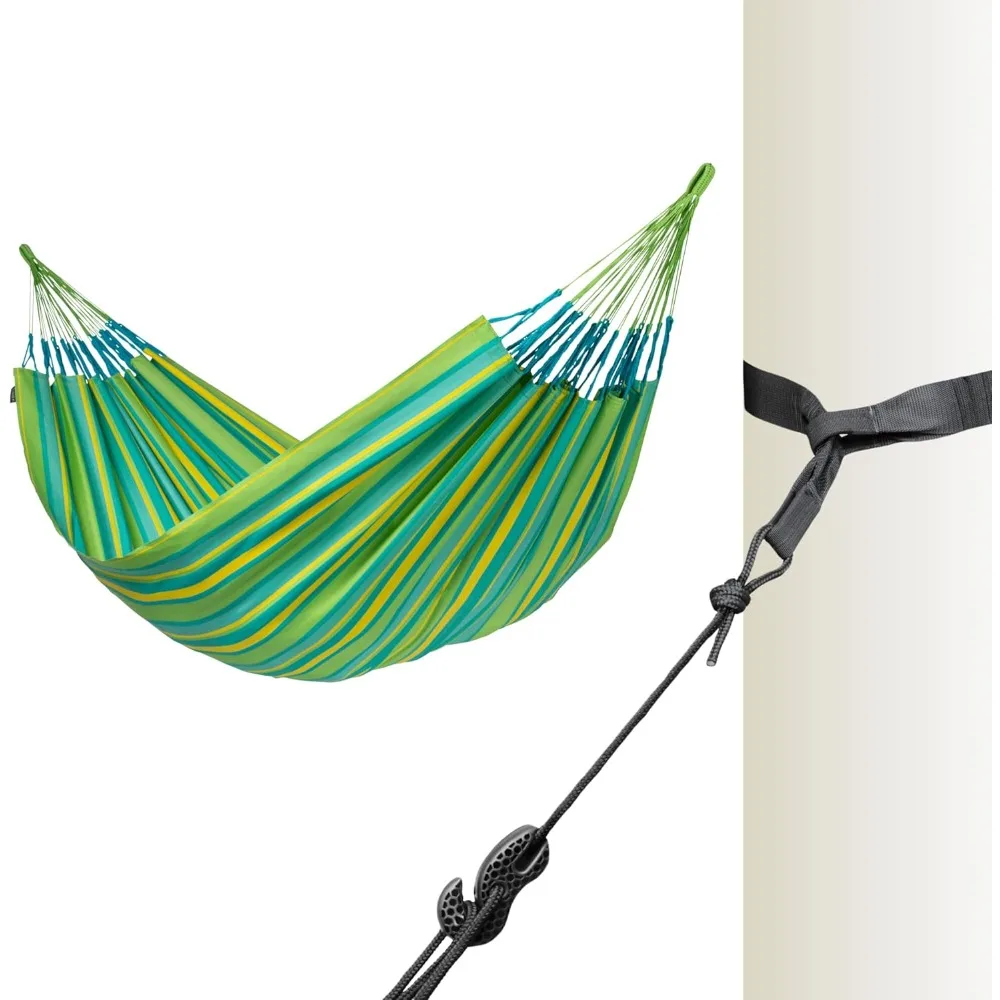 

La Siesta® - XL King Brisa Classic Hammock & TreeMount, Trees Beams Posts Suspension Kit - Indoor Outdoor Hammock Swing, Weather