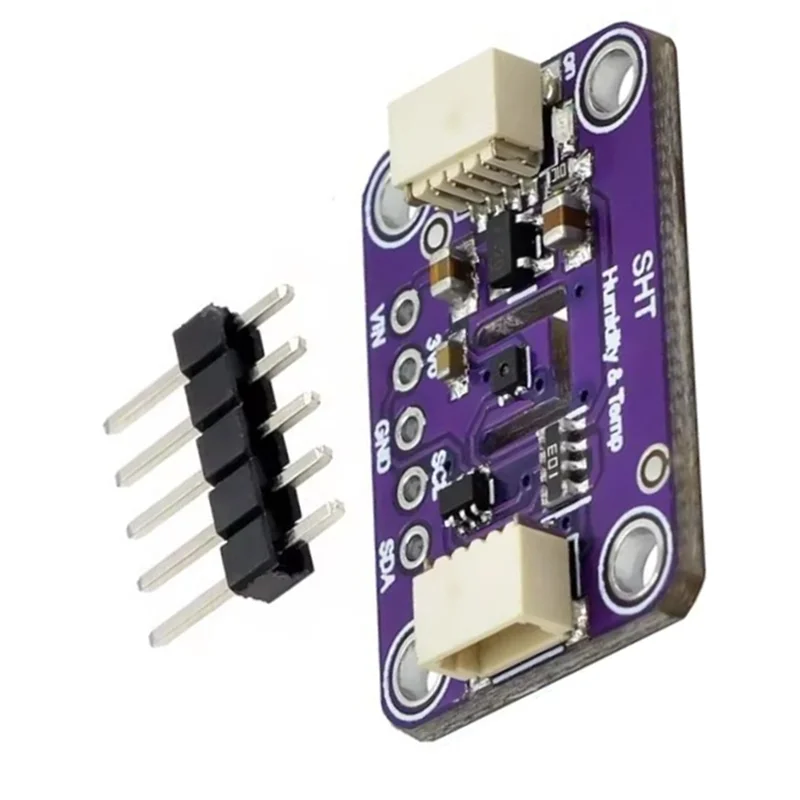 Módulo de temperatura e umidade do sensor de temperatura e umidade JABS-SHT45 para interface Qwiic