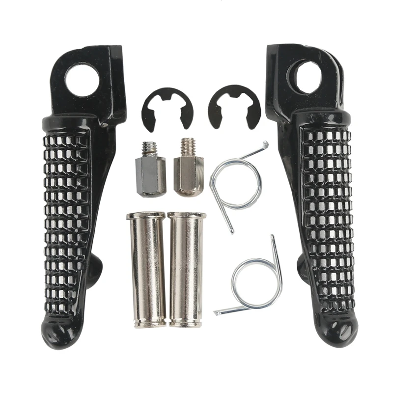 Motorcycle Front Footrest Foot Pegs For Kawasaki ZX6R ZX636 ZX10R ZX9R Z1000 Z800 ZR800 Z H2