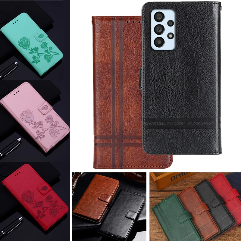 For Samsung Galaxy A53 5G Case Leather Wallet Flip Cover For Samsung A53 GalaxyA53 5G A5360 A536B A536E A536U Phone Case Fundas