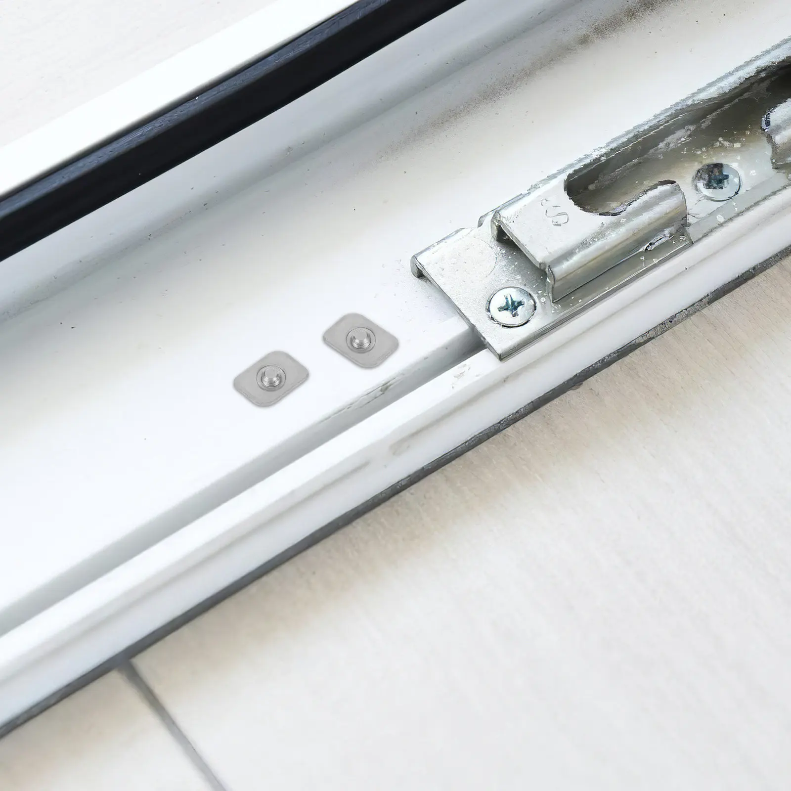 

16 шт. ограничительных пластин для фиксации, устойчивых к погодным условиям, безопасных замков для окон, для раздвижных дверей, замена ограничителей для окон дома и офиса