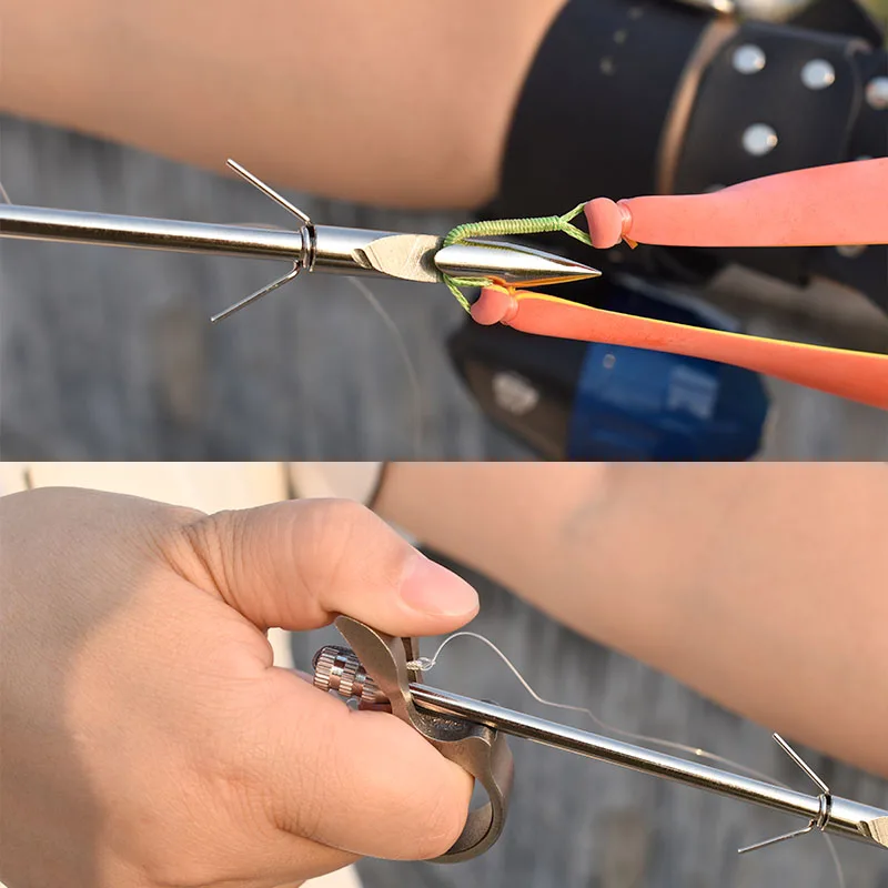 Imagem -04 - Elasticidade Pesca Dardo Faixa de Borracha Multi-tamanho para a Caça ao ar Livre Pesca Durável Bandas Carretel de Pesca Acessórios Peças Peças Alta