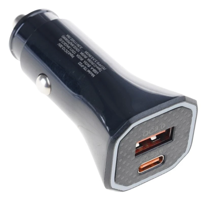 

A2BF 38W Double Port Vehicle Chargers Efficient Vehicle Chargers Adapter for Long Journey