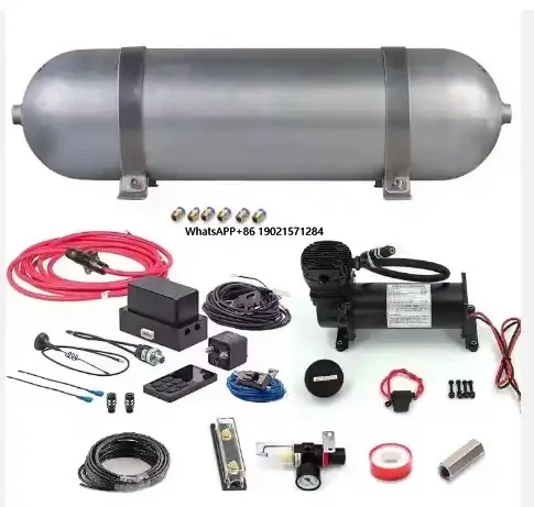 

Universal New Air Ride Management System Full Set Without Airbag for Cars Air Suspension Control & Shock Absorbers Kit