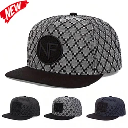 NF Flat Men Women Baseball Cap Snapback Hip Hop Rap Embroidery Hat Adjustable Snapback Caps Adult Unisex Sunshade Cowboy Hat ﻿