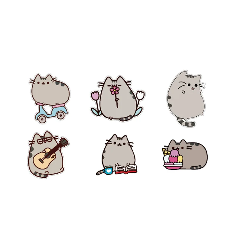 Pusheen Cat Party Decoration forniture di compleanno Banner Cake Topper Balloon regalo per bambini Baby Shower Photo puntelli strumenti di ornamento