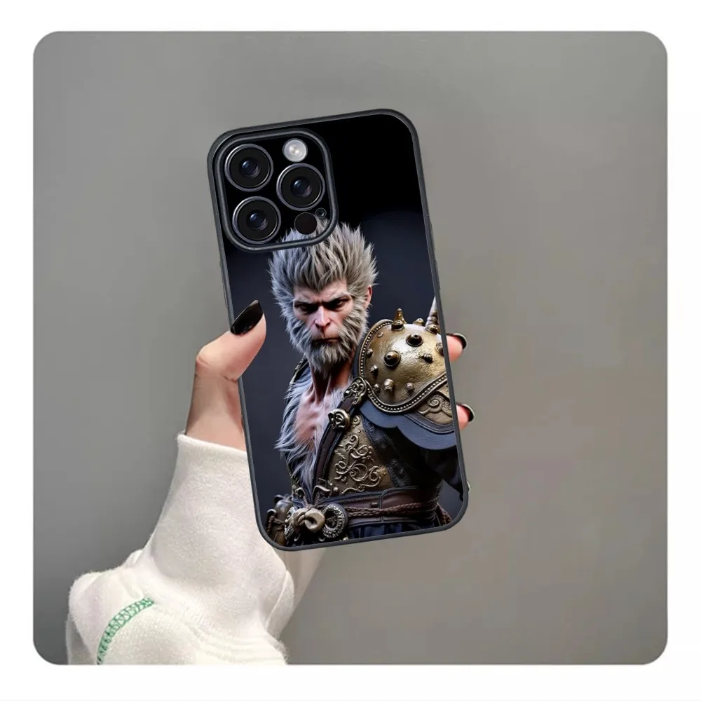 black myth wukong Phone Case For iPhone 16 15 14 13 12 11 PRO MAX PLUS Mini TPU Soft to Skin-friendly case