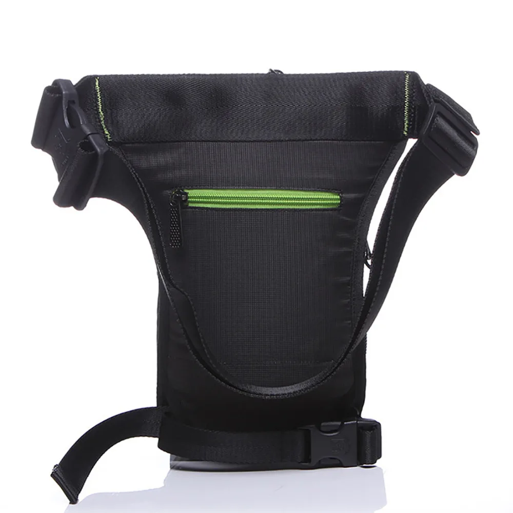 Men Waterproof Oxford Military Drop Leg Fanny Bag Motorcycle Rider Hip Bum Belt Pouch Male Shoulder Messenger Waist Pack Bags