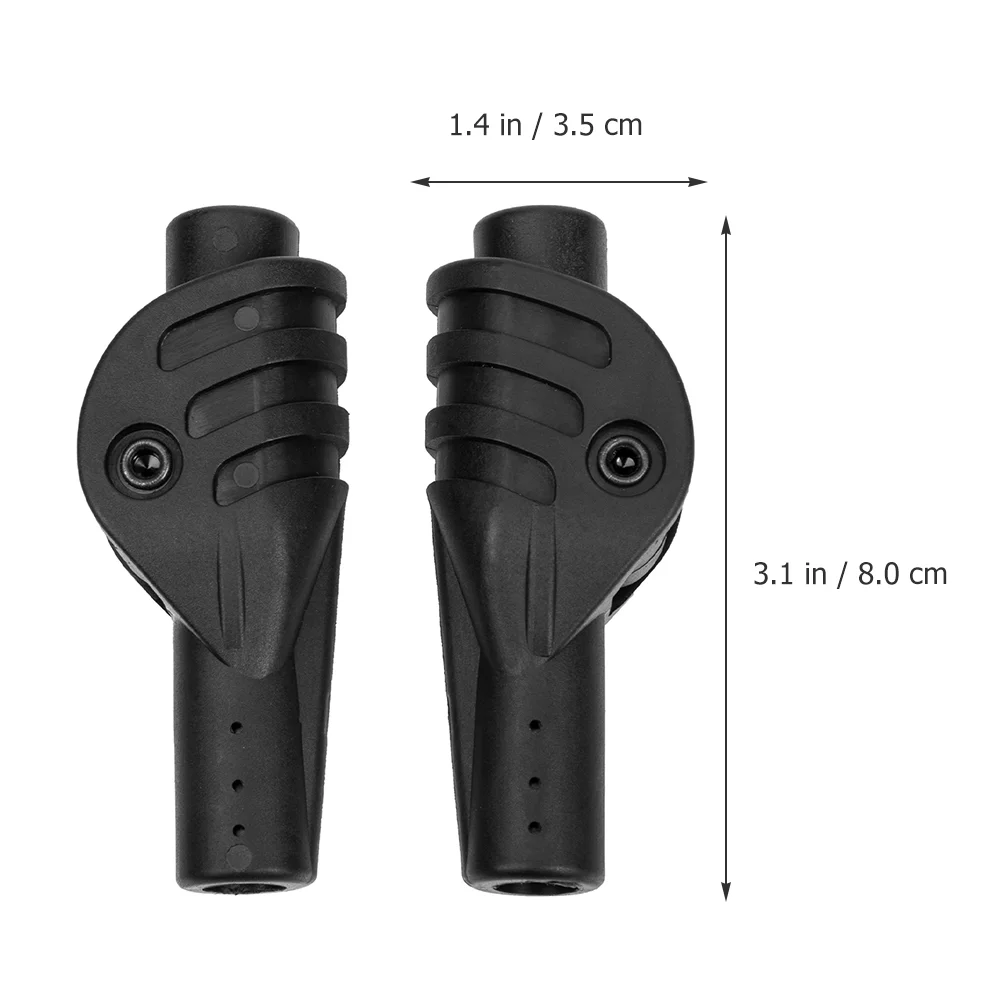 

2 Pcs Tent Folding Joint Replacement Poles Connectors Tents Camping for Supplies