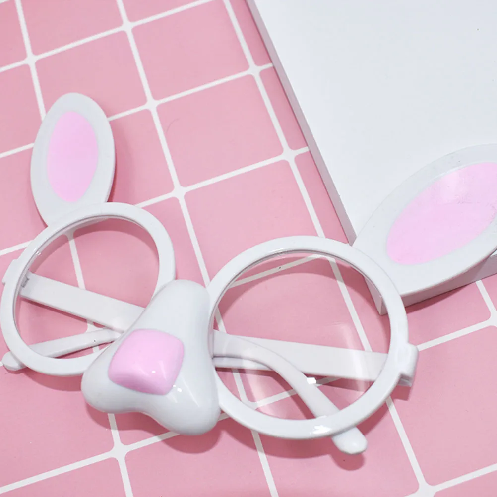 

3pcs Easter Rabbit Glasses Party Supplies Funny Photo Props Interesting Eyeglasses Lightweight Chic Design Festival
