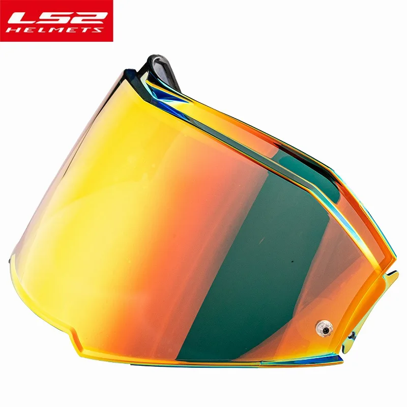 Original LS2 FF900 Valiant II Visors 180 Degrees Flip Up Motorcycle Helmet With Patch Holes Extra Replacement Lens