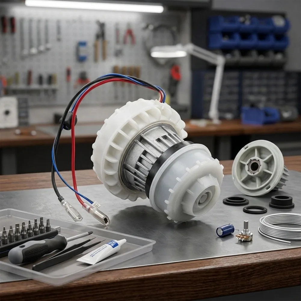 Floor Washer Suction Motor Replacement Compatible with Floor Washer Model Optimized for Water and Debris Pickup