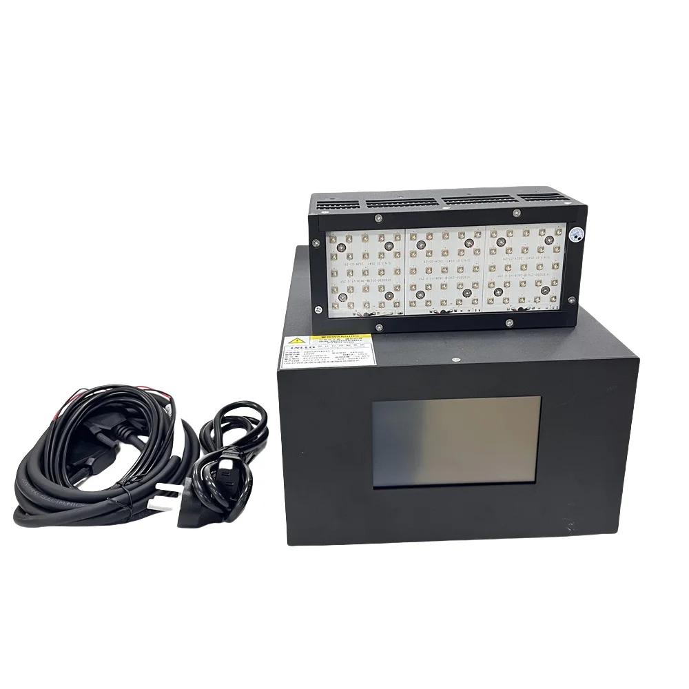 Fan Cooled High Power UV LED Curing System UV LED Curing Lamp Touch Screen Led Cold Light Source Machine