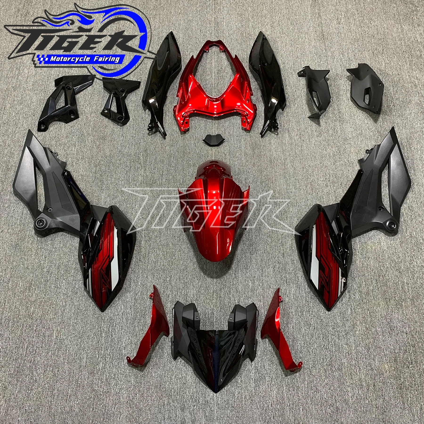 يصلح لكاواساكي Z400 2018 - 2024 دراجة نارية قذيفة هدية هيكل السيارة عدة مجموعة Z 400 18 19 20 21 22 23 24 #2