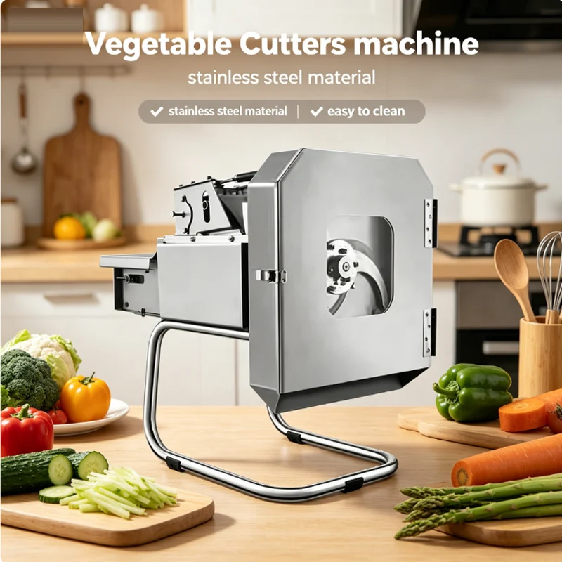 Desktop Small Vegetable Cutting Machine For Slicing Shredding Segmenting Vegetable Processing Machine