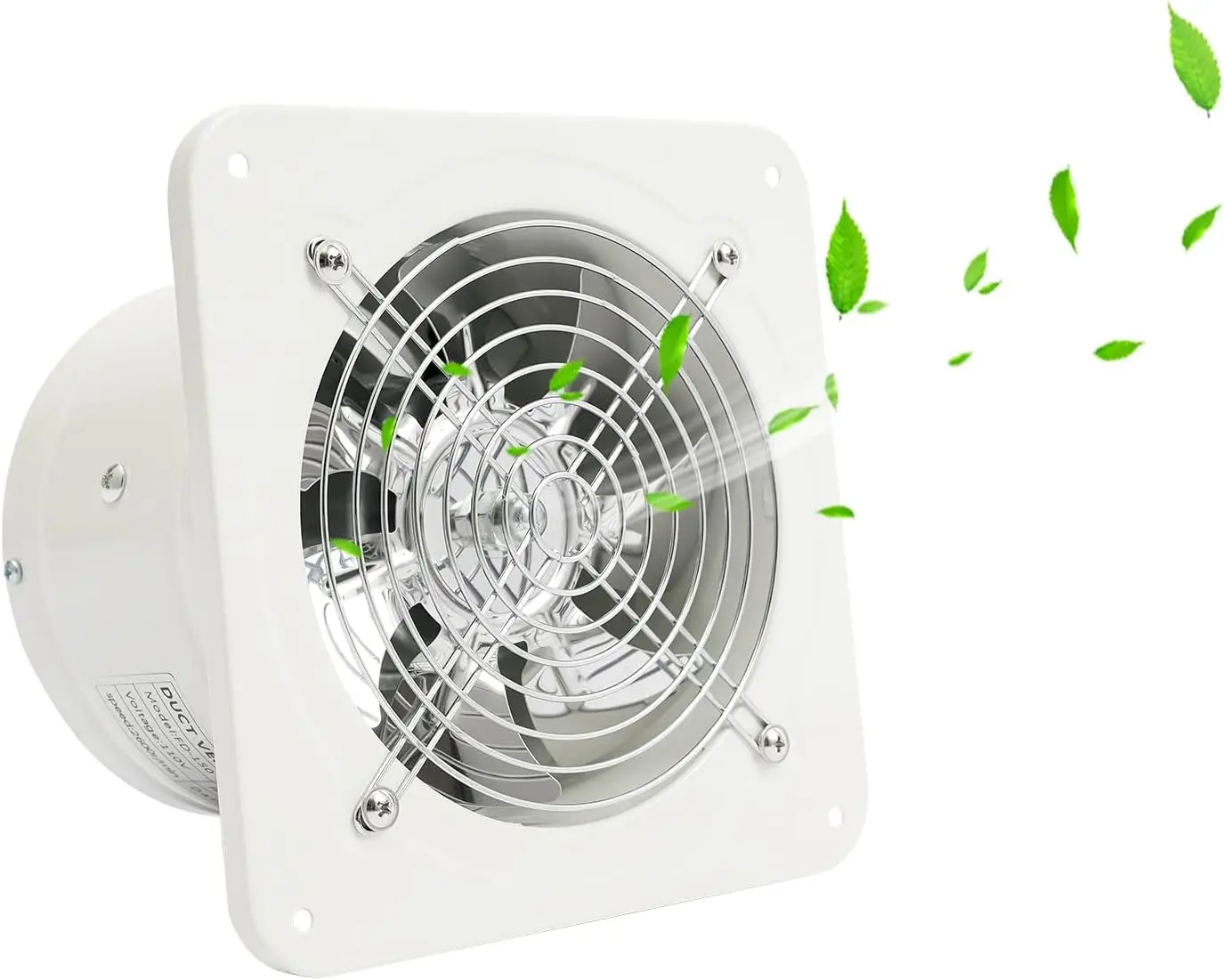 

Exhaust Fan 6/7Inch Extractor Kitchen Exhaust Fan 2600Rpm High Speed Extractor Ventilation Fan Utility Blower Smoke Fan